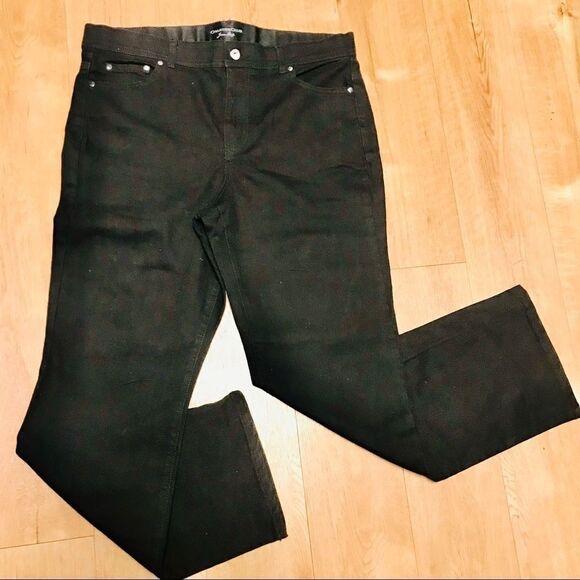 Charter Club Comfort Waist Black Jeans Size 12 Small - Picture 5 of 10